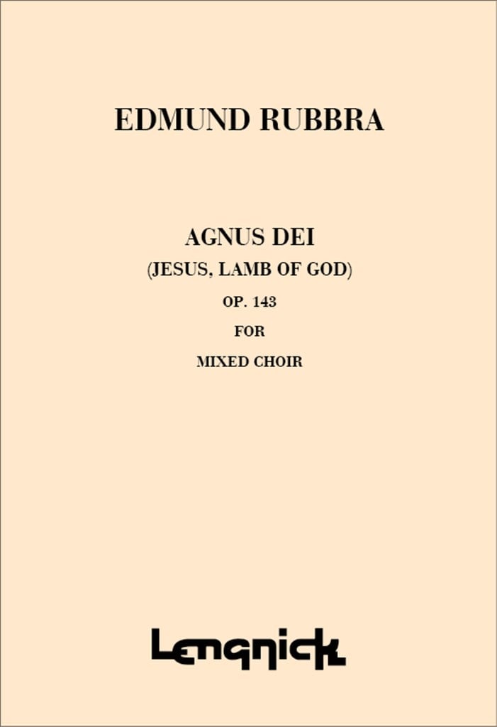 Agnus Dei Opus 143